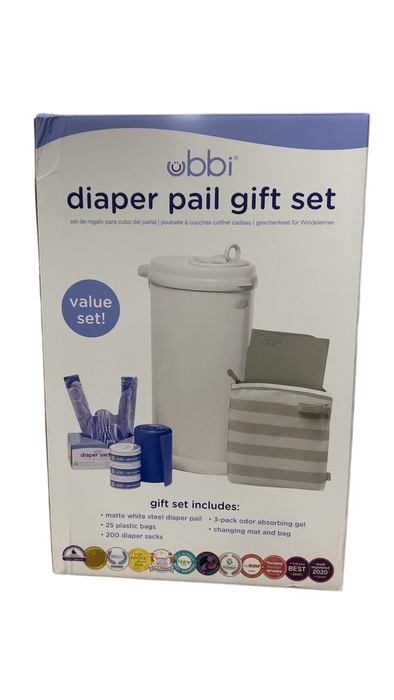 Shop Ubbi Diaper Pail Value Gift Set, Matte White at Goodbuygears