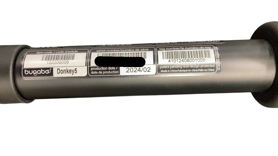 Shop Bugaboo Donkey 5 Mono Stroller Frame Only, 2024, Black at Goodbuygears