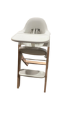 Shop Mockingbird High Chair, 2.0, Natural Beech, White at Goodbuygears