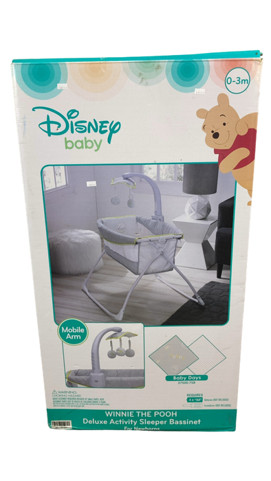 Shop Delta Children Deluxe Activity Sleeper Bedside Bassinet, Disney Baby Winnie The Pooh at Goodbuygears