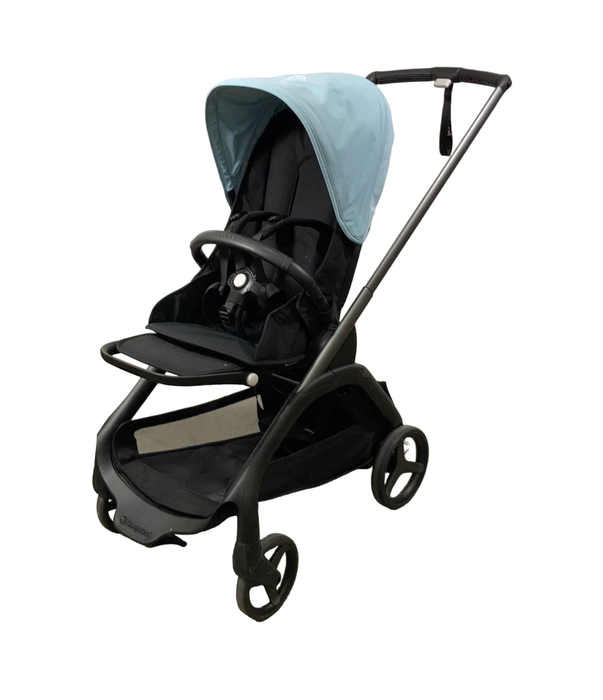 Shop Bugaboo Dragonfly Bassinet and Seat Stroller, Midnight Black, Skyline Blue, Graphite, 2023 at Goodbuygears