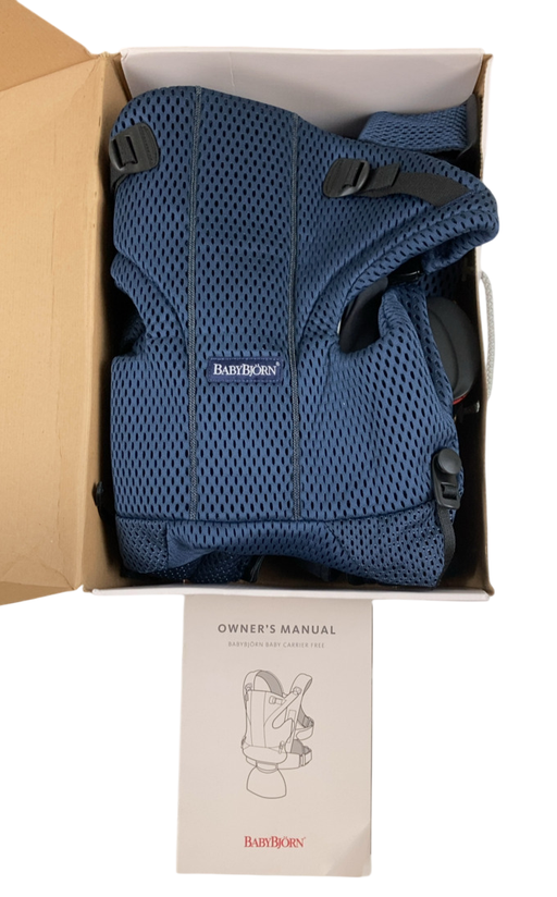Shop BabyBjorn Baby Carrier Free 3D Mesh, Navy Blue at Goodbuygears