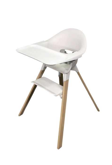 Shop Stokke Clikk High Chair, White at Goodbuygears