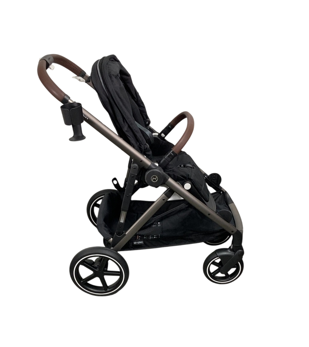 Shop Cybex Gazelle S Modular Stroller, 2024, Moon Black, Taupe Frame at Goodbuygears