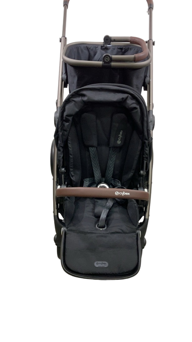 Shop Cybex Gazelle S Modular Stroller, 2023, Moon Black, Taupe Frame at Goodbuygears