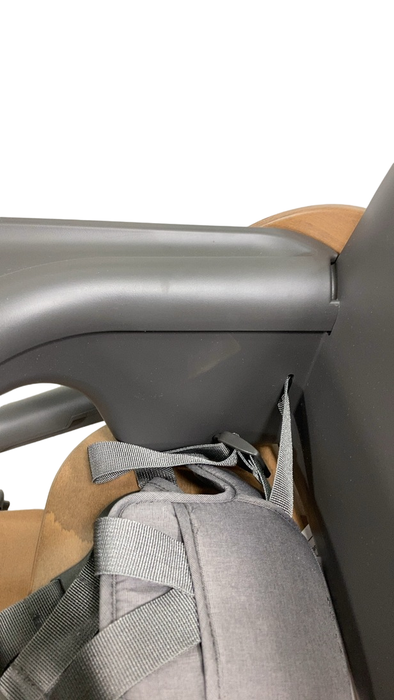 Shop Bugaboo Giraffe High Chair, w/ Grey Baby Set, Warm Wood/Grey at Goodbuygears