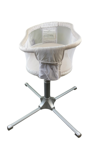 Shop Halo BassiNest Swivel Sleeper Premiere Series, Silver Damask at Goodbuygears