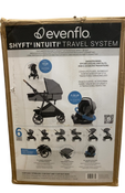 Shop Evenflo Shyft Intuiti Travel System with Revolve180 LiteMax NXT Rotational Infant Car Seat, 2024, Fossil Gray, Base Model at Goodbuygears