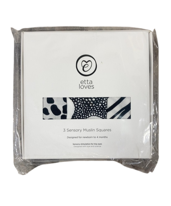 Shop Etta Loves Muslin Squares 3 Pack, Animal Print at Goodbuygears