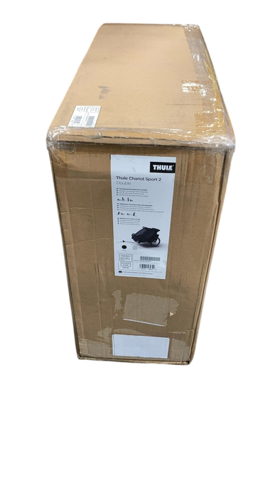 Shop Thule Chariot Sport 2 Bike Trailer, 2024, Black, Double at Goodbuygears