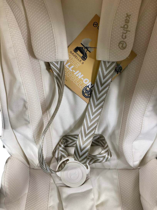 Shop Cybex Gazelle S Modular Stroller, 2023, Seashell Beige, Taupe Frame at Goodbuygears