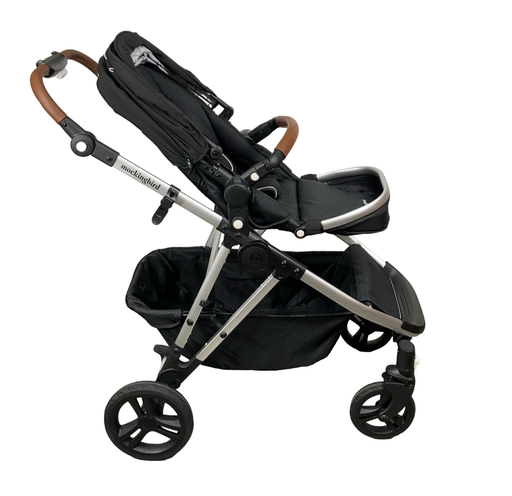 Shop Mockingbird Single to Double 2.0 Stroller, 2024, Black, Silver With Penny Leather, Windowpane at Goodbuygears