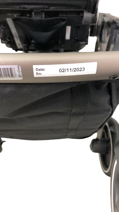 Shop Cybex Gazelle S Modular Stroller, 2023, Moon Black, Taupe Frame at Goodbuygears