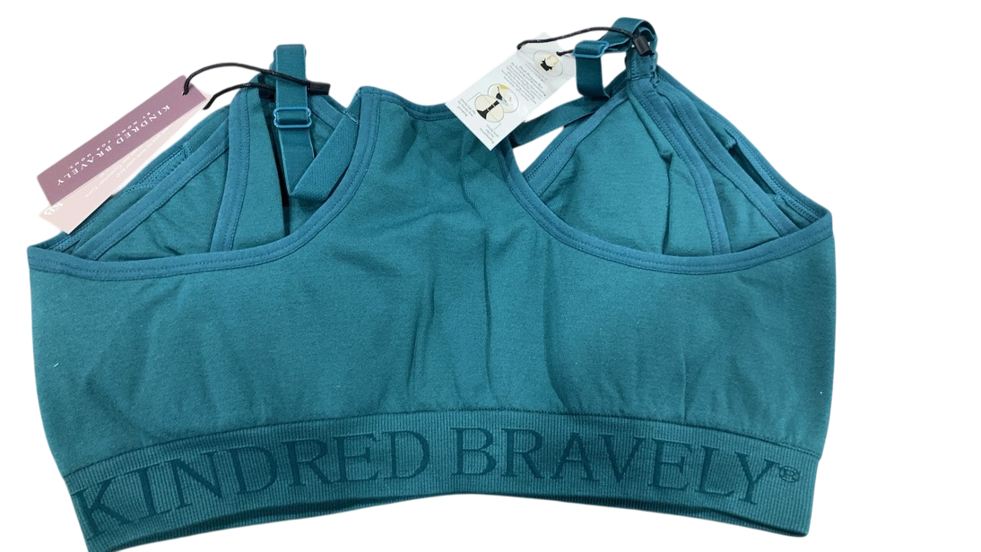 Shop Kindred Bravely Sublime Hands-Free Pumping & Nursing Bra, Regular, Teal, XL at Goodbuygears