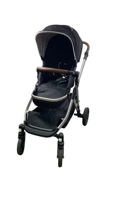 Shop Mockingbird Single to Double Stroller, 2021, Black, Silver With Penny Leather, Watercolor Drops at Goodbuygears