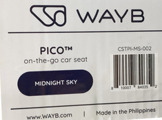Shop WAYB Pico Portable Car Seat, 2022, Midnight Sky at Goodbuygears