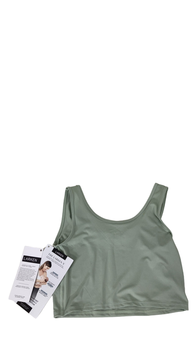 Shop Larken The Larken X Nursing Bra, Medium, Sage at Goodbuygears
