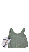 Shop Larken The Larken X Nursing Bra, Medium, Sage at Goodbuygears