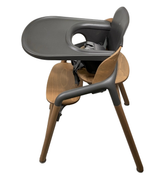 Shop Bugaboo Giraffe High Chair, w/ Grey Baby Set, Warm Wood/Grey at Goodbuygears