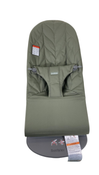 Shop BabyBjorn Bouncer Bliss, Dark Gray Frame, Dark Green Petal Quilt, Woven at Goodbuygears