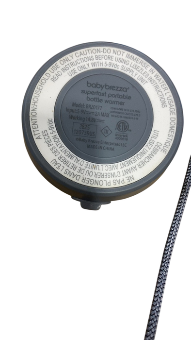 Shop Baby Brezza Super Fast Portable Bottle Warmer, Gray at Goodbuygears