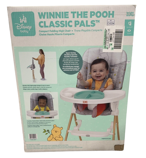 Shop Bright Starts Disney Baby Winnie the Pooh Classic Pals Compact Folding High Chair, Gray at Goodbuygears