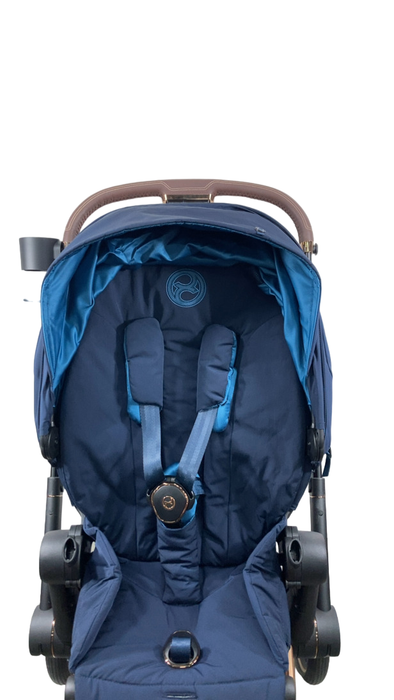 Shop Cybex PRIAM Stroller, 2022, Nautical Blue, Rosegold at Goodbuygears