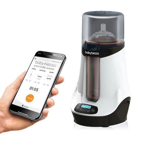 Shop Baby Brezza Safe + Smart Bottle Warmer, White on Black at Goodbuygears