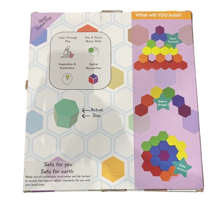 Shop Joy2b Hexablox, 21 Piece Set, ROYGBV at Goodbuygears