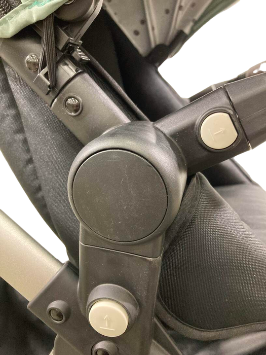 Shop Mockingbird Single to Double 2.0 Stroller, 2024, Silver with Penny Leather, Watercolor Drops, Sage at Goodbuygears