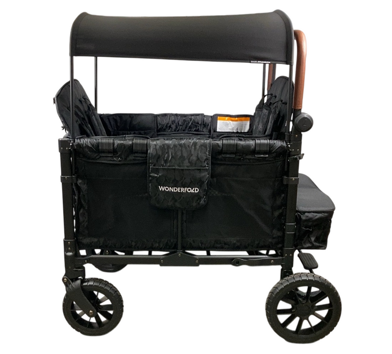 Shop Wonderfold W4 Luxe Quad Stroller Wagon, 2024, Black Camo at Goodbuygears