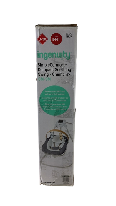 Shop Ingenuity Simple Comfort 2-in-1 Swing Rocker, Chambray at Goodbuygears