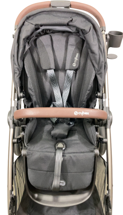 Shop Cybex Gazelle S Modular Stroller, 2023, Moon Black, Silver Frame at Goodbuygears