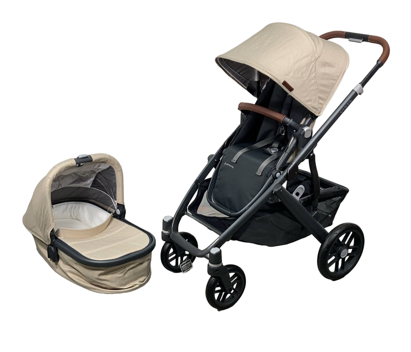 Shop UPPAbaby VISTA V2 Stroller, 2024, Liam (Oat Melange/Carbon) at Goodbuygears