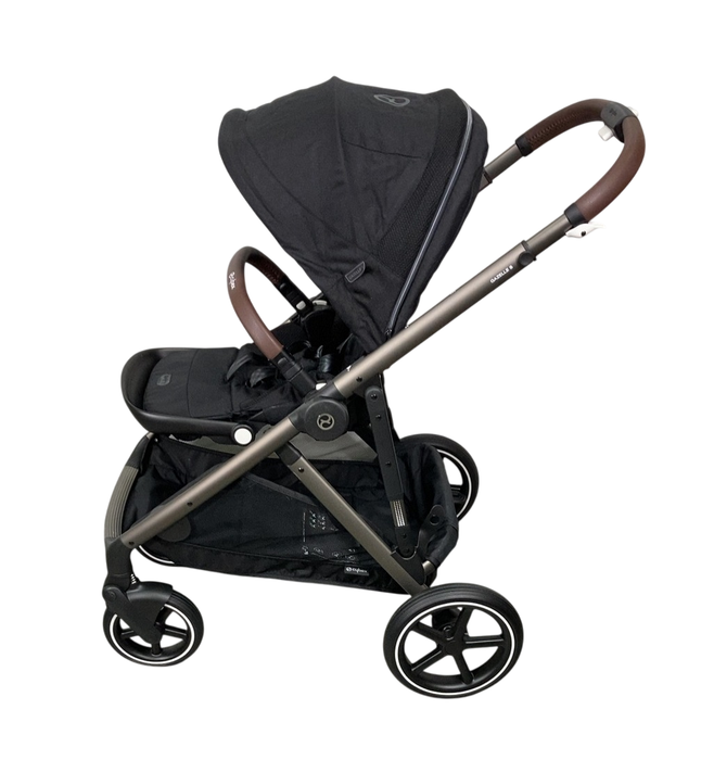 Shop Cybex Gazelle S Modular Stroller, 2023, Moon Black, Taupe Frame at Goodbuygears