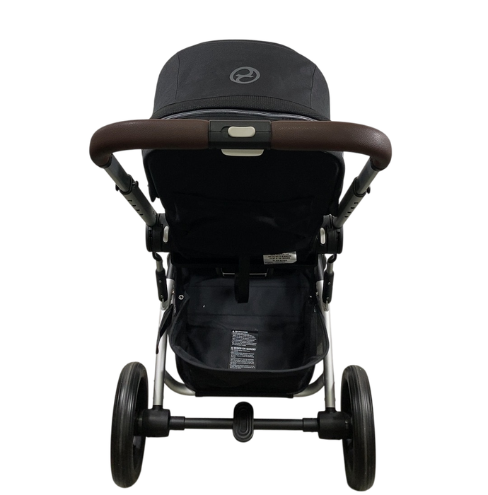 Shop Cybex Balios S Lux Stroller, 2024, Moon Black, Silver at Goodbuygears