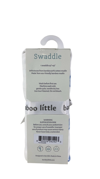 Shop Bamboo Little Swaddle, 1 pack, Fish at Goodbuygears