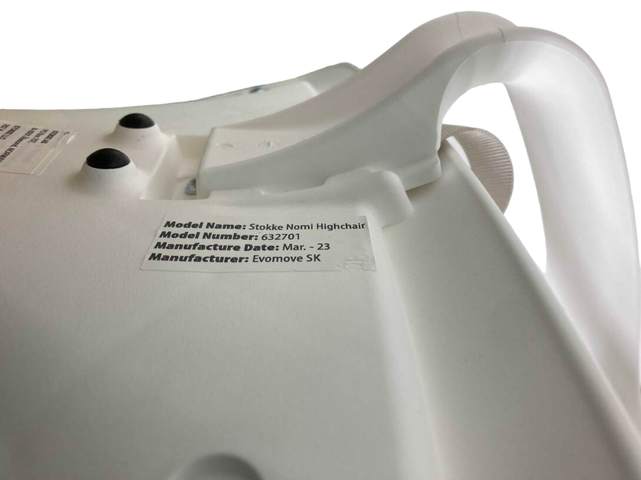 Shop Stokke Nomi High Chair, White/Natural at Goodbuygears