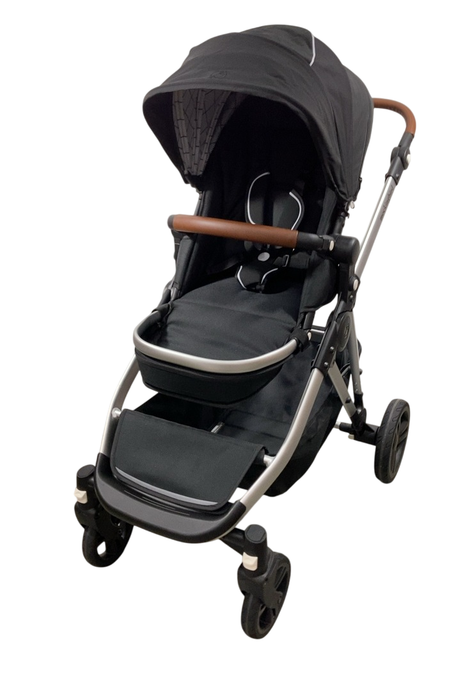 Shop Mockingbird Single to Double 2.0 Stroller, 2024, Black, Silver With Penny Leather, Windowpane at Goodbuygears