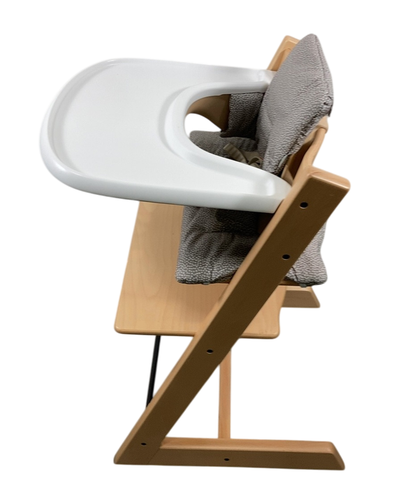 Shop Stokke Tripp Trapp Complete High Chair, Dots Grey, Natural at Goodbuygears