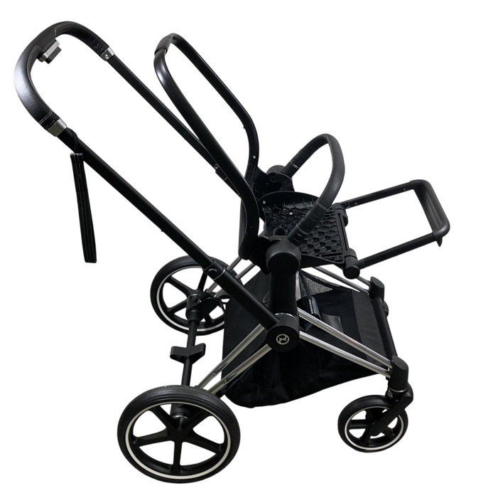 Shop Cybex PRIAM Stroller Frame And Seat, 2019, Chrome/Black at Goodbuygears