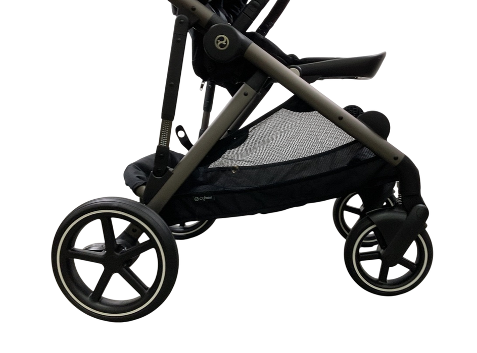 Shop Cybex Gazelle S Modular Stroller, 2024, Moon Black, Taupe Frame at Goodbuygears