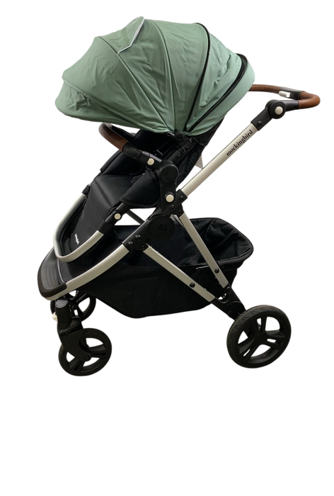 Shop Mockingbird Single 2.0 Stroller, Sage, Windowpane, Silver With Penny Leather, 2024 at Goodbuygears