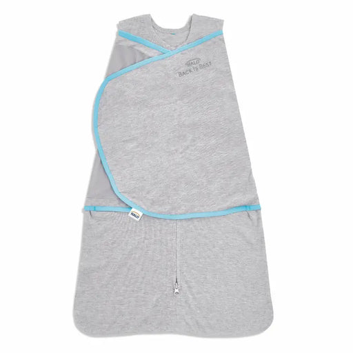 Shop Halo Ideal Temp Swaddle, Grey/Aqua, Newborn at Goodbuygears