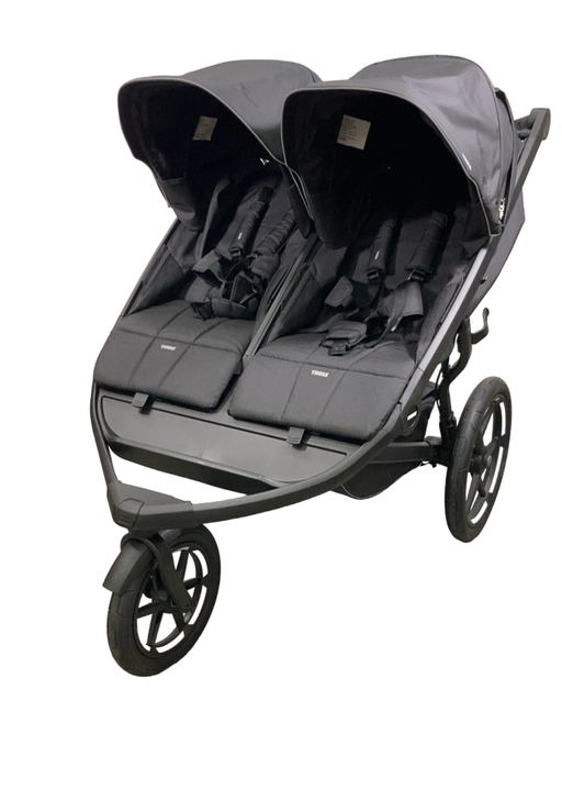 Shop Thule Urban Glide 3 Double Stroller, Black, 2024, Click In Buckle at Goodbuygears