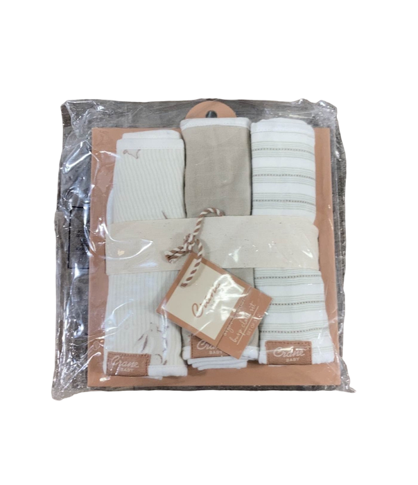 Shop Crane Baby Cotton Muslin Burp Cloth Set, Avery Poppy at Goodbuygears