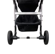 Shop Mockingbird Single to Double 2.0 Stroller, 2024, Black, Silver With Penny Leather, Windowpane at Goodbuygears