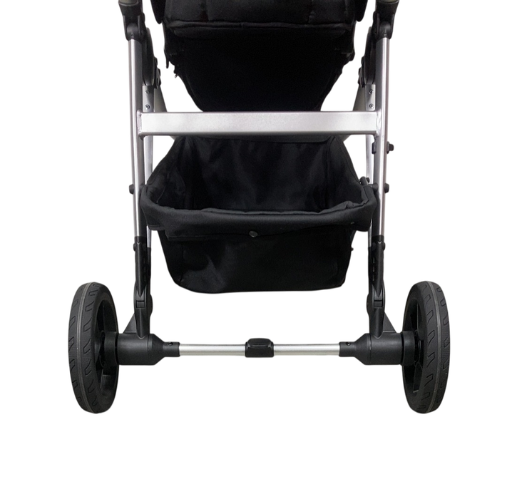 Shop Mockingbird Single to Double 2.0 Stroller, 2024, Black, Silver With Penny Leather, Windowpane at Goodbuygears