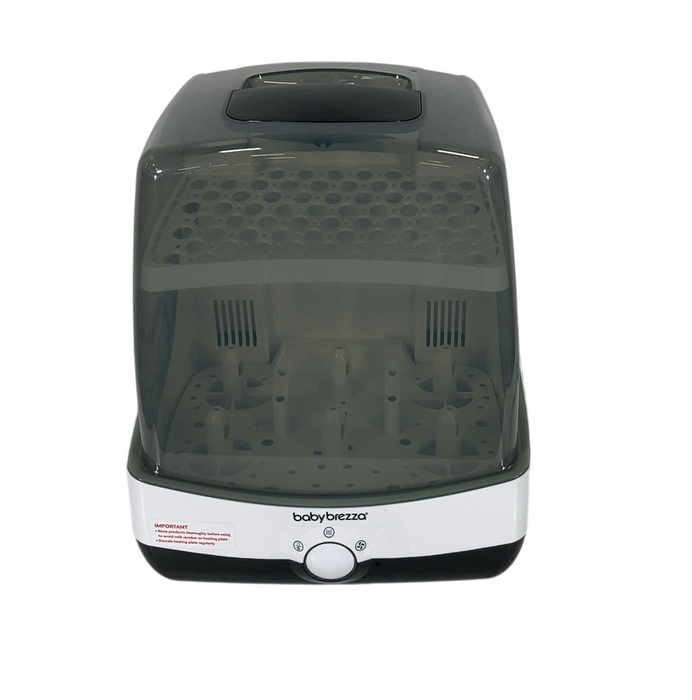 Baby Brezza Superfast Sterilizer Dryer, White on Black