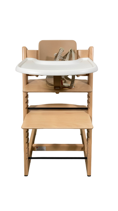 Shop Stokke Tripp Trapp Complete High Chair, Natural, Dots Grey at Goodbuygears